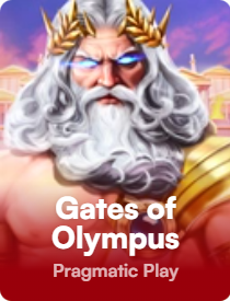 Game icon for Gates of Olympus featuring Zeus