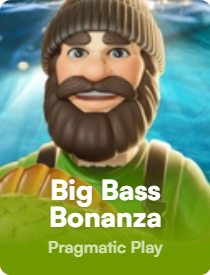 Game icon for Big Bass Bonanza with a fisherman